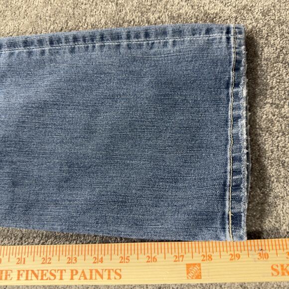 BKE Wendi Bootcut Medium Wash Stretch Denim Jeans Womens 33x29 Classic Fit Y2K - Picture 5 of 9